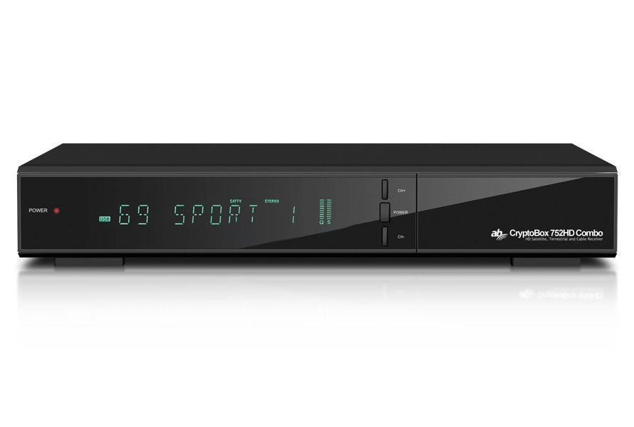 AB DVB-T2/S2/C přijímač Cryptobox 752HD Combo/ Full HD/ H.265/HEVC/ čtečka karet/ HDMI/ USB/ SCART/ LAN/ PVR/ Timeshift