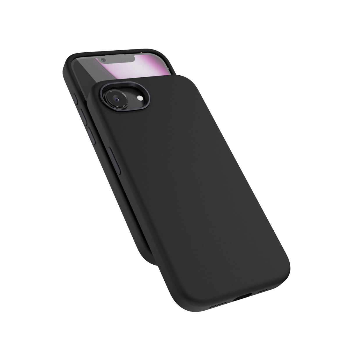 Epico Mag+ Silicone Pro kryt iPhone 16e/17e  černá