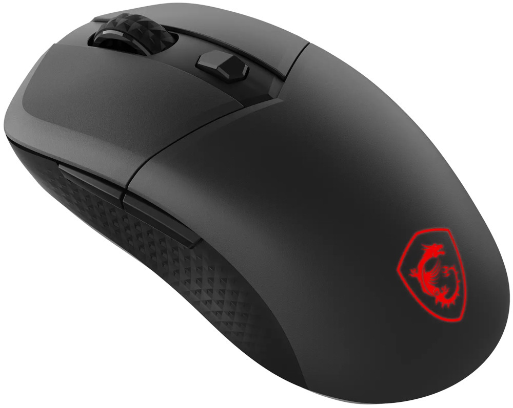 MSI herní myš VERSA 300 Wireless 8K/ bezdrátová/ 26.000 dpi/ 2,4GHz/ BT5.3/ USB/ RGB podsvícení/ 6 tlačítek