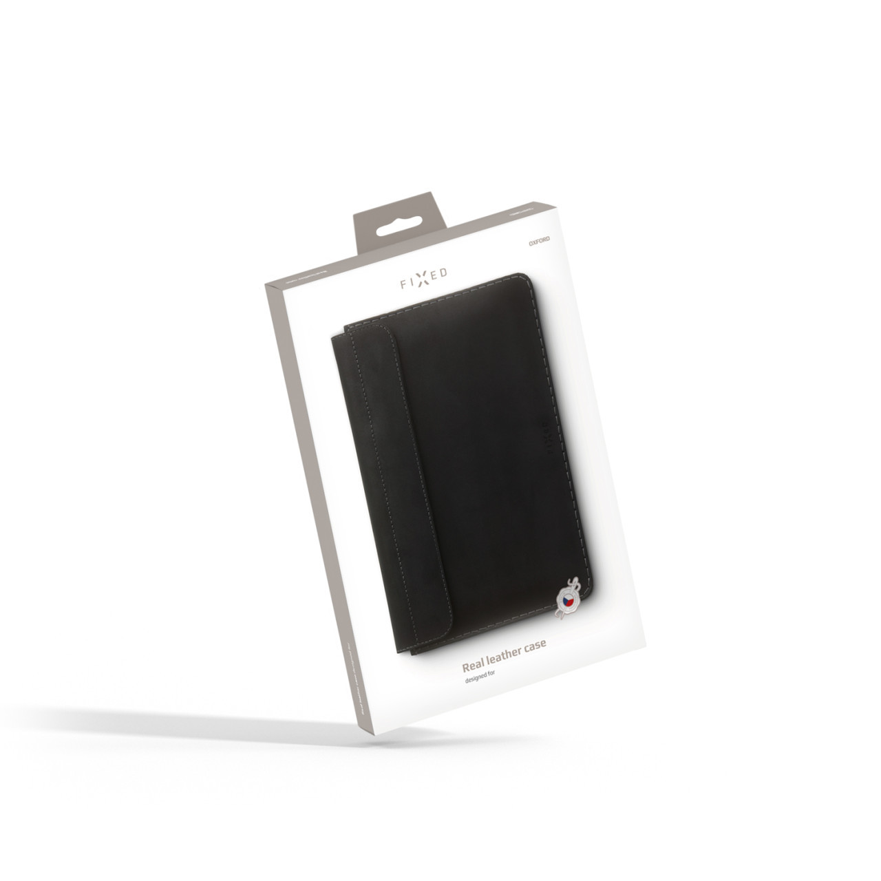Kožené pouzdro FIXED Oxford pro Apple iPad 9,7" (2016/2017/2018), iPad Air, IPad Air 2, iPad Pro 9,7" (2016), černé