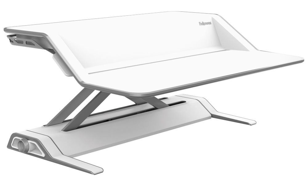 FELLOWES pracovní stanice Sit-Stand Lotus/ 832mm x 140-568mm x 616mm/ bílá