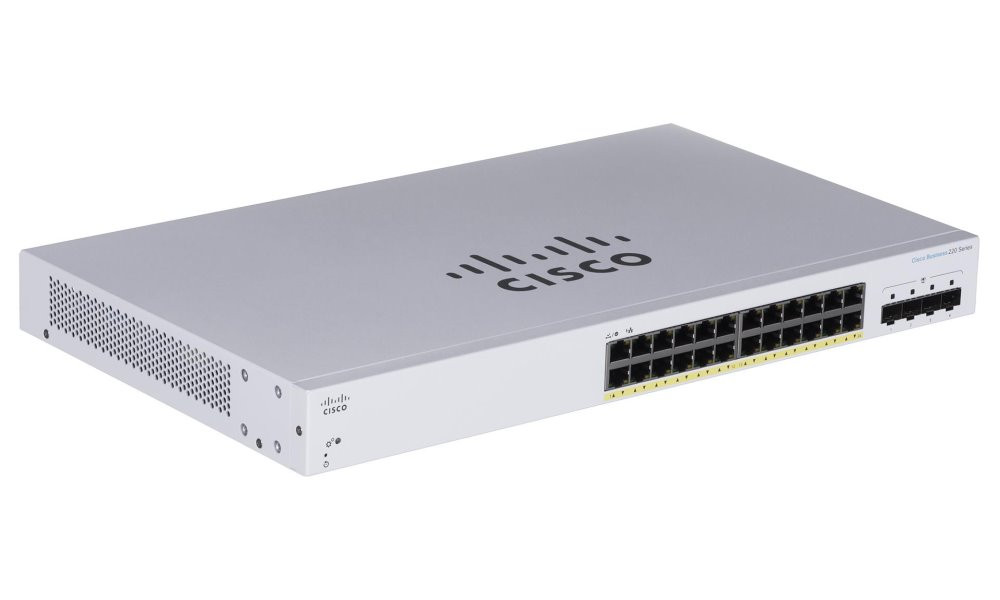 Cisco CBS220-24P-4G-EU 24-port GE Managed Switch, PoE, 4x1G SFP