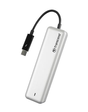 Transcend 960GB, Apple JetDrive 855 SSD upgrade kit, 3D TLC NVMe (PCIe Gen3 x4), Thunderbolt 10Gb/s, stříbrný