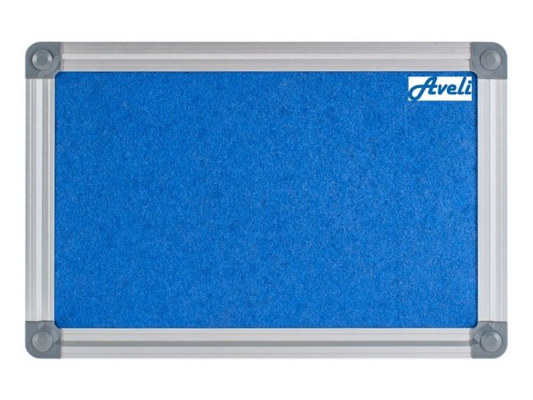 AVELI Textilní  nástěnka 120x90, hliníkový rám 