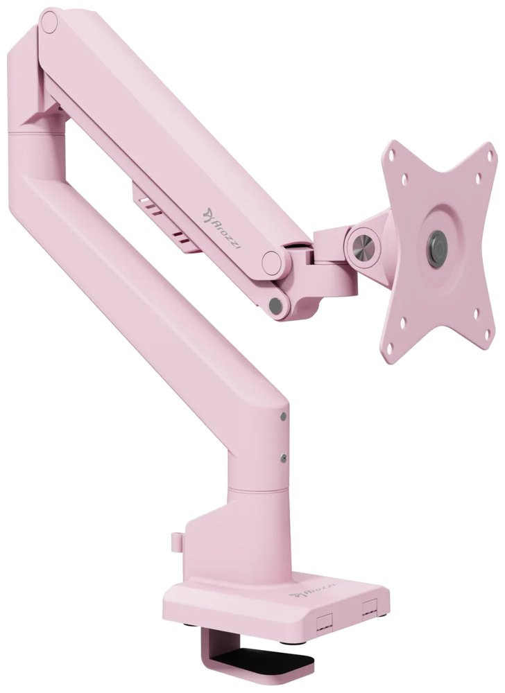 AROZZI ALZARE NEO Pink/ stolní držák pro monitory/ plynový píst/ kovový/ růžový