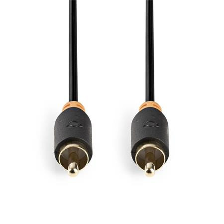 Nedis CABW24170AT20 - Digitální Audio kabel | RCA Zástrčka - RCA Zástrčka | 2 m | Antracit