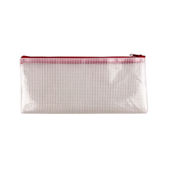 Zipová obálka Q-Connect, podlouhlá, červená