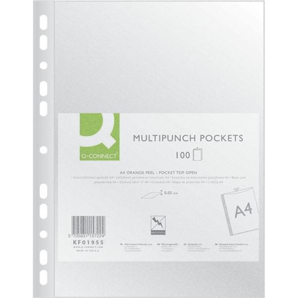 Euroobaly U Q-Connect - A4, matné, 50 mic, 100 ks