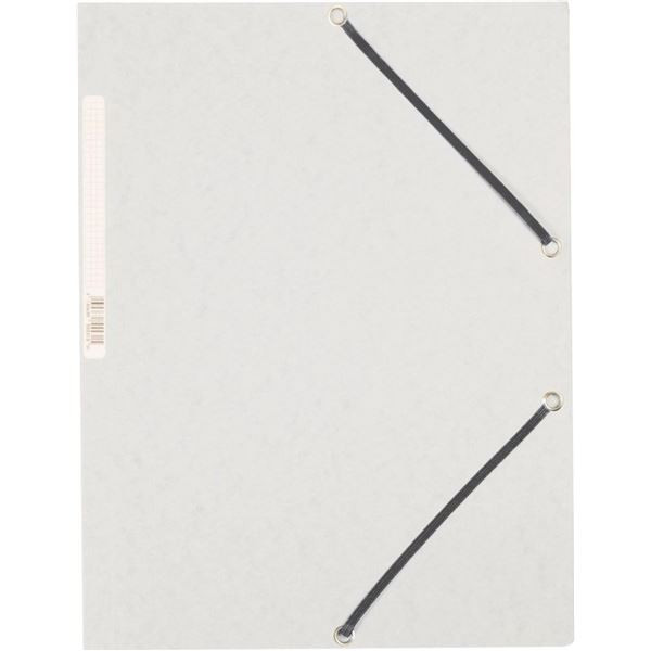 Desky s chlop.a gumičk. Q-Connect A4,bílé,10 ks