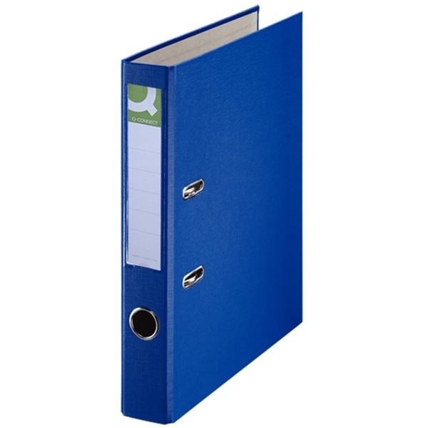 Pák.pořadač Q-Connect - A4, poloplast, 5 cm, modrý