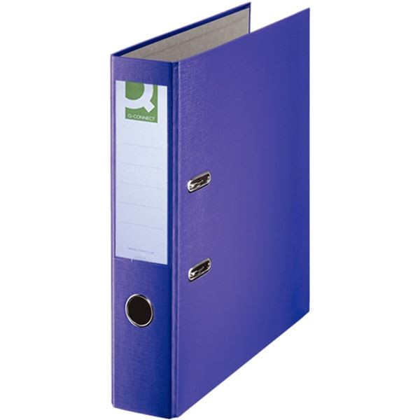 Pák.pořadač Q-C - A4, poloplast, 7,5 cm, fialový