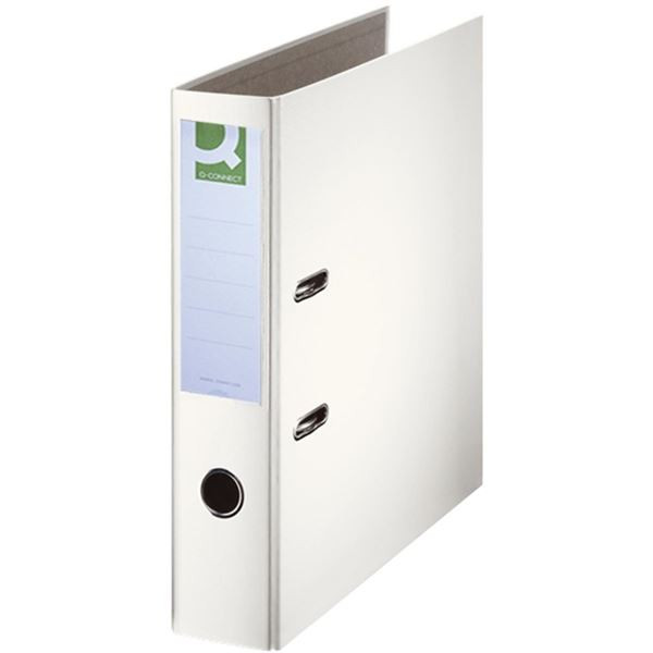 Pák.pořadač Q-Connect - A4, poloplast, 7,5 cm,bílý