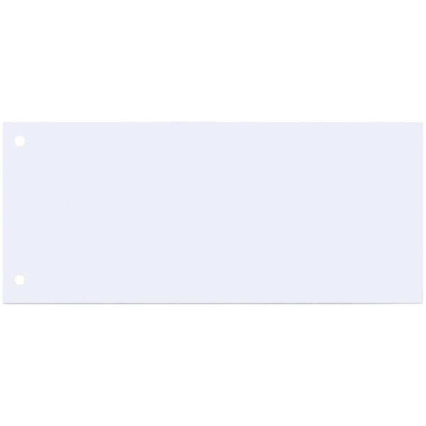 Papírové rozlišovače 1/3 A4 Q-Connect 100 ks, bílé