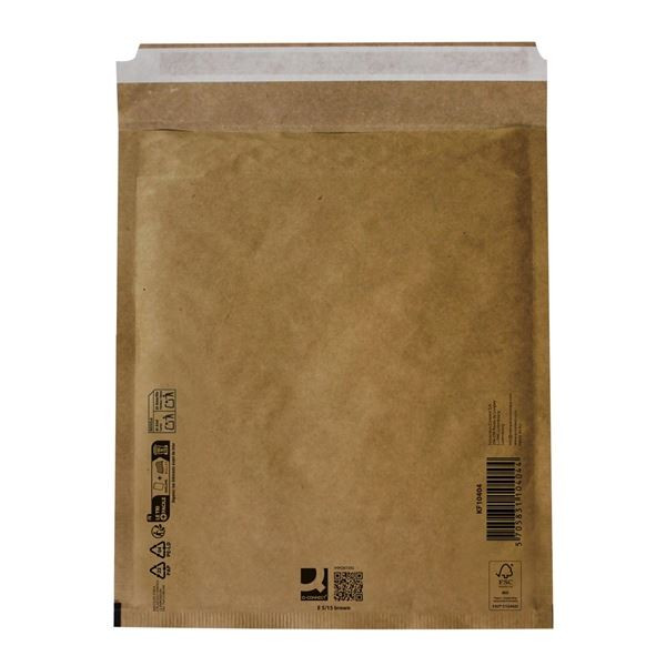 Bubl.obálky Q-C - E/5, 240 x 275 mm, hnědé, 100 ks