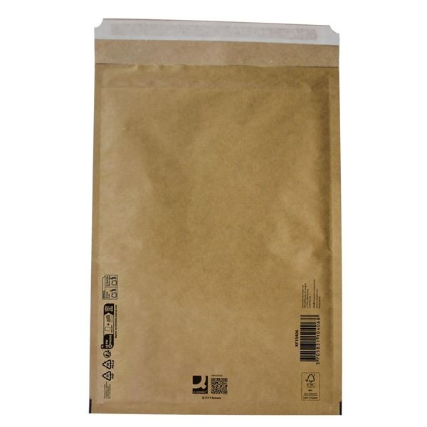 Bubl.obálky Q-C - G/7, 250 x 350 mm, hnědé, 100 ks