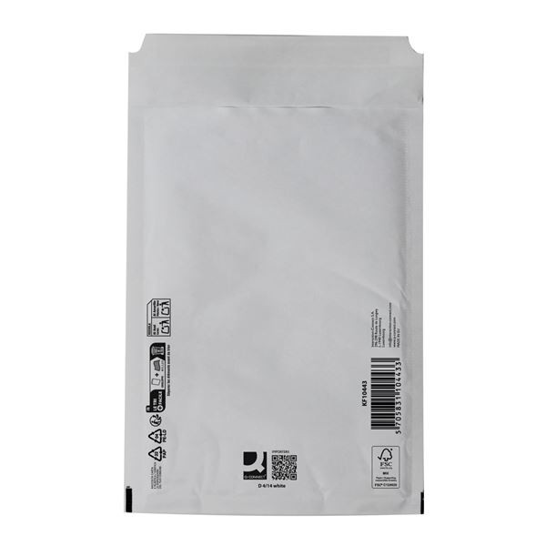 Bubl.obálky Q-C - D/4, 200 x 275 mm, bílé, 10 ks