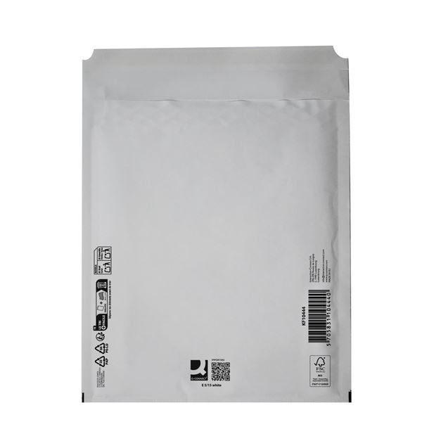 Bubl.obálky Q-C - E/5, 240 x 275 mm, bílé, 10 ks