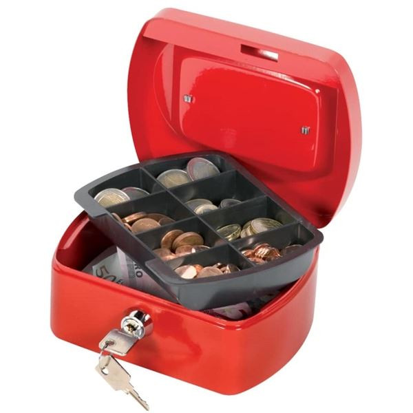 Příruční pokladna Q-Connect s mincovníkem - 15 x 7