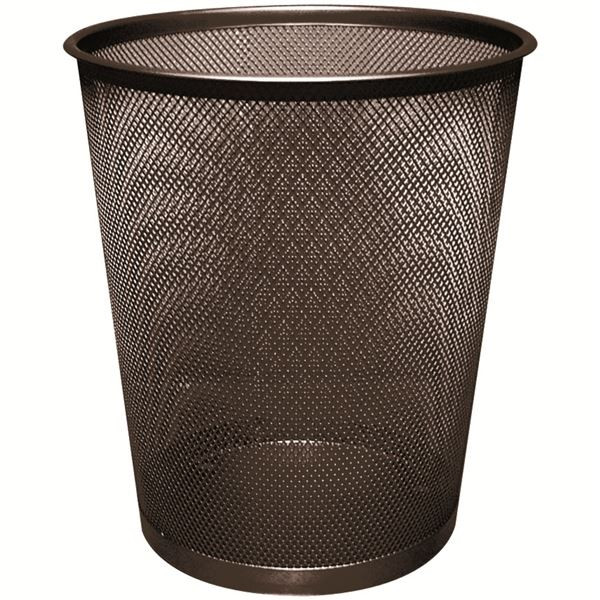 Odpadkový koš Q-Connect, drátěný, 18 l, černý