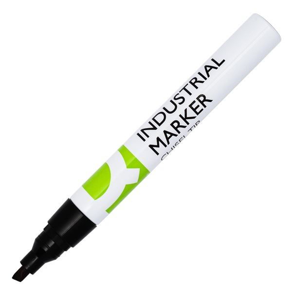 Permanentní popisovač Q-Connect, zkosený, černý