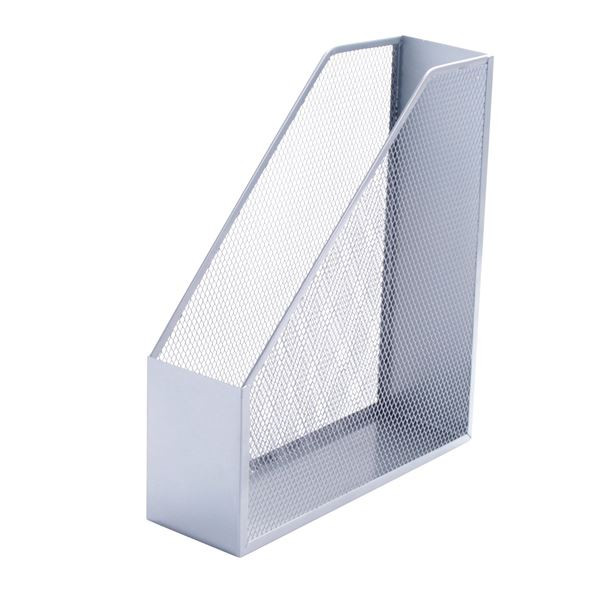 Drátěný stojan na časopisy Q-Connect, stříbrný