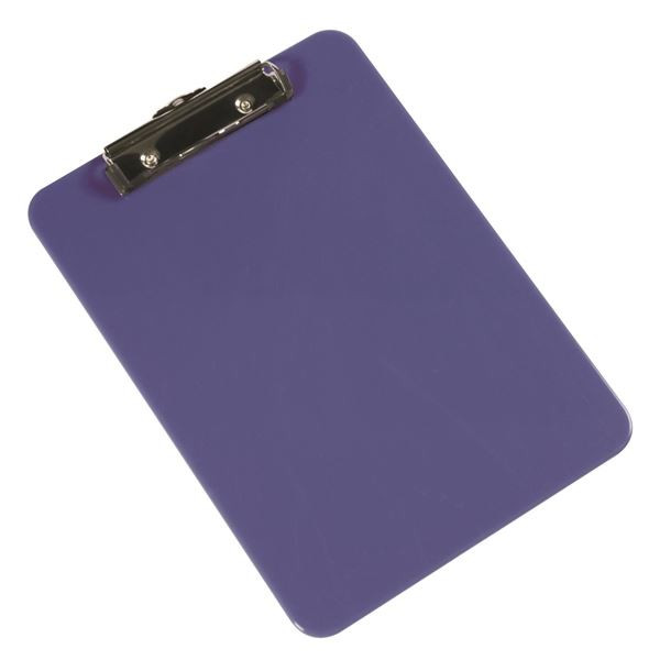 Psací podložka klip Q-Connect-velmi tvrdá,A4,modrá