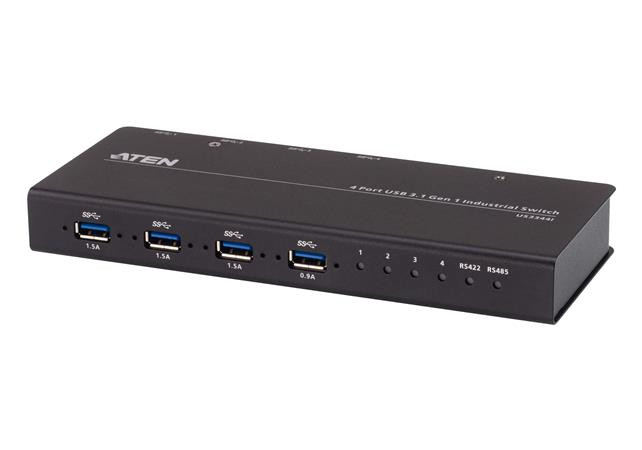 ATEN 4-Port USB3.1 Gen 1 Industrial Switch