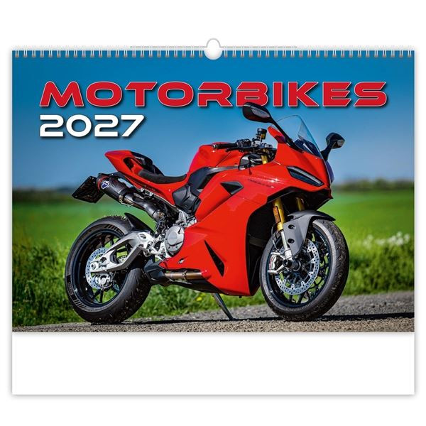 Nástěnný kalendář 2027 Motorbikes