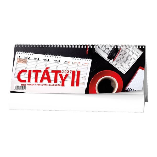 Stolní kalendář 2027 Citáty II