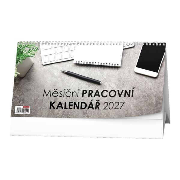 Stolní kalendář 2027 Měsíční pracovní