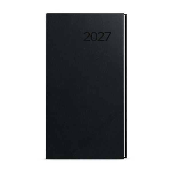 Týdenní kapesní diář 2027 Vivella - černý