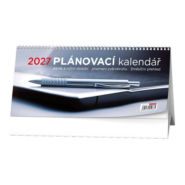 Stolní kalendář 2027 Plánovací