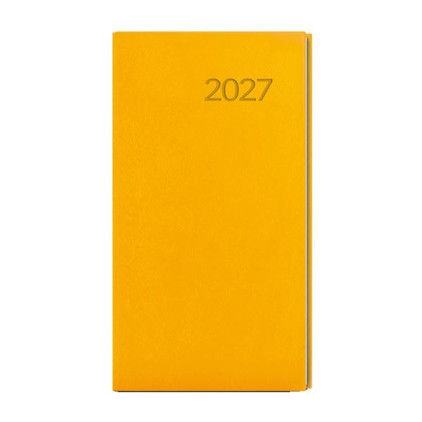 Týdenní kapesní diář 2027 Vivella - okrový
