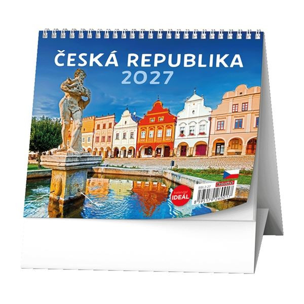 Stolní kalendář 2027 Česká republika