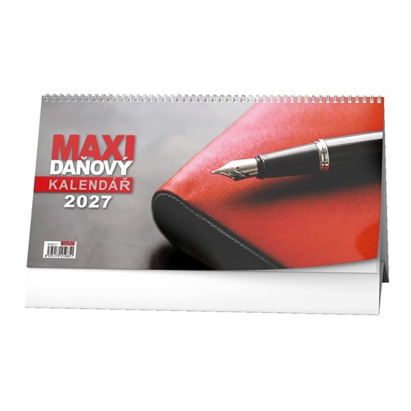 Stolní kalendář 2027 Maxi daňový