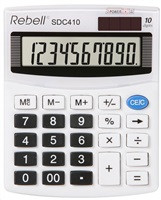 REBELL  kalkulačka -SDC410 - bílá