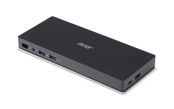 ACER TYPE-C DOCKING II BLACK WITH EU POWER CORD ADK810 2xUSB-C/3xUSB 3.0/1xDP 1.2(4K@60Hz)/1x HDMI 2.0 (4K@60Hz)/1xHDMI 2.0 (4K@30