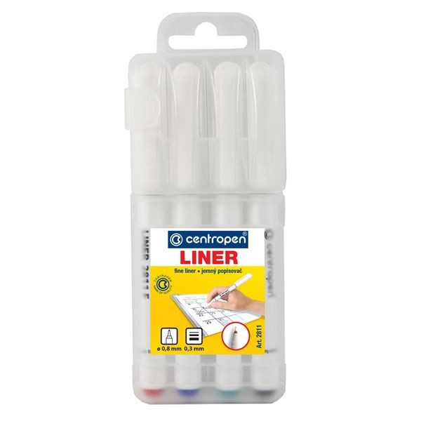 Liner Centropen 2811, sada 4 barev