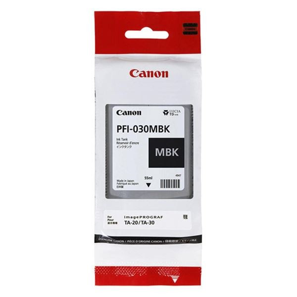 Originální cartridge Canon PFI-030MBK- matně černá