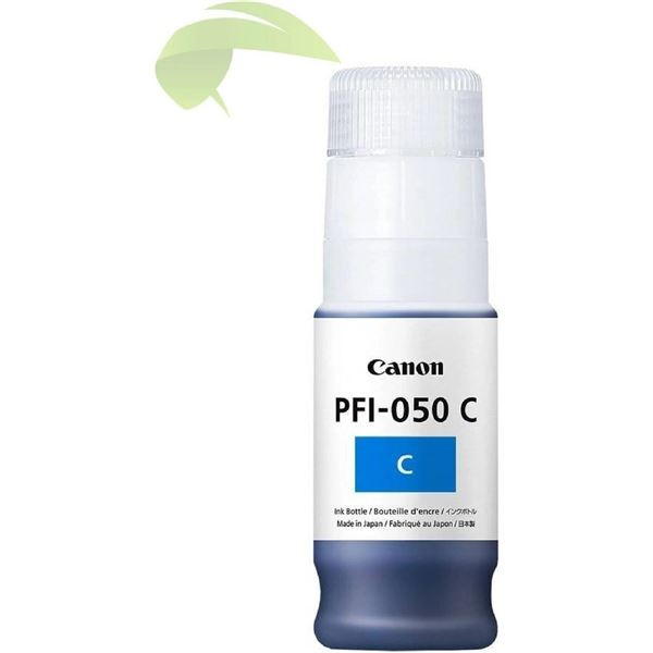 Inkoustová náplň Canon PFI-050 C - azurová