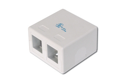 Digitus Konsolidační bod pro 2x Keystone Jacks čistě bílý, 2-port