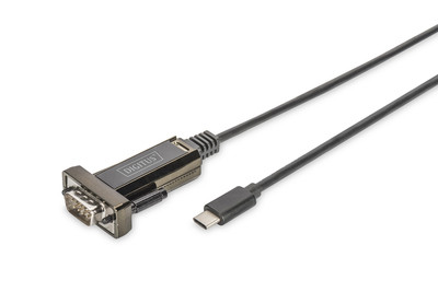 DIGITUS USB Type C 2.0 na sériový převodník, délka kabelu DSM 9M 1m
