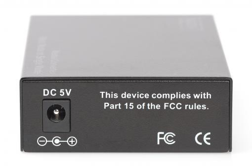DIGITUS Professional Fast Ethernet Multimode/Singlemode Media Converter SC/SC