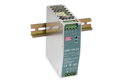 DIGITUS Průmyslový napájecí zdroj 48 V DC, 120 W AC-DC, kovové pouzdro, montáž na DIN lištu