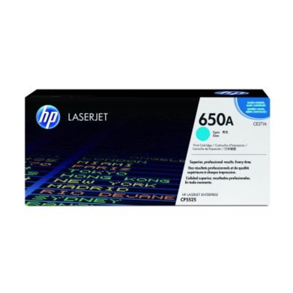 Toner HP CE271A, azurový