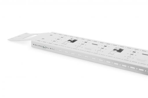 Digitus 42U vert. kabelový žlab pro síťové a serverové stojany 1650x130x25 mm, barva šedá (RAL 7035)