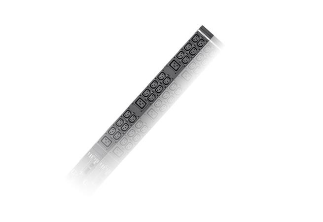 Aten PE5342TG 32A 42-výstupová měřená jednotka PDU s tenkým tvarem Přívodní kabel 1,6m IEC60309 Výstup 36x C13 6x C19