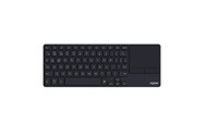 RAPOO Klávesnice E2810M, Bezdrátová 2.4GHz, Bluetooth, CZ/SK, černá
