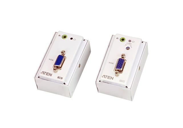 ATEN VGA/Audio Cat 5 Extender with MK Wall Plate (1280 x 1024 @150 m) 