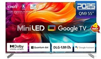 CHiQ M55QA9 TV 55", UHD MiniLED  Google TV DLG 120 Hz